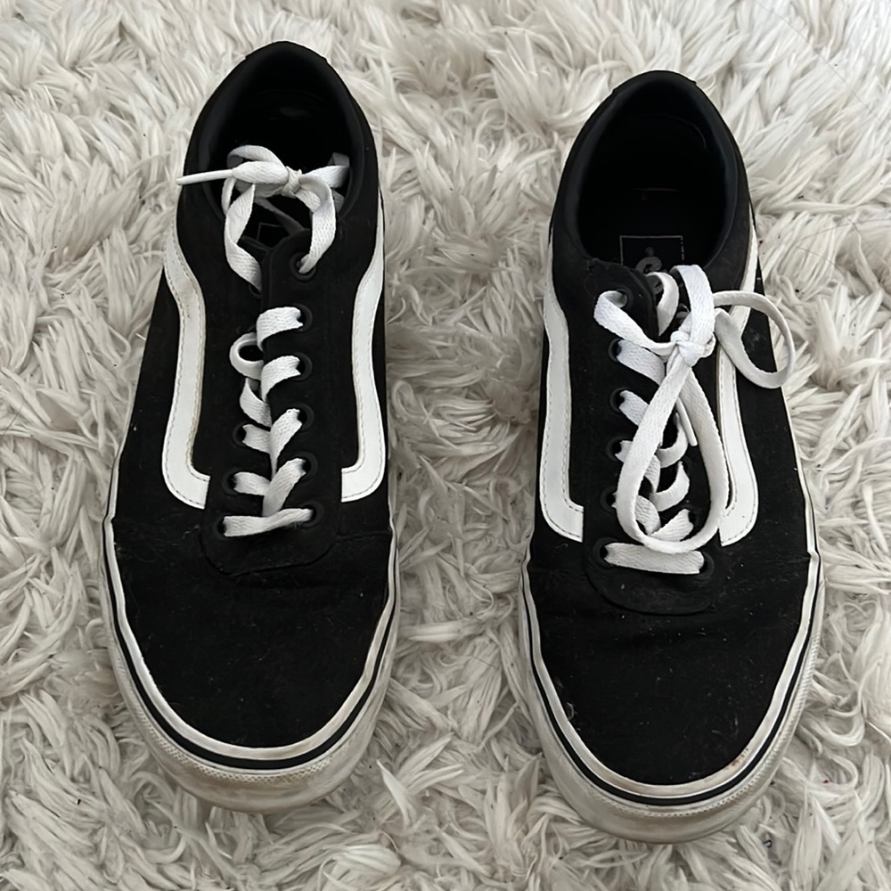 Black vans womens 9